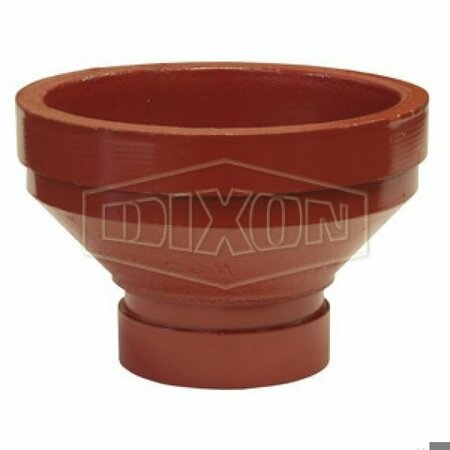 DIXON RA Series Reducing Adapter, 3 x 2-1/2 in Nominal, Grooved End Style, Ductile Iron, Import RAGG30250